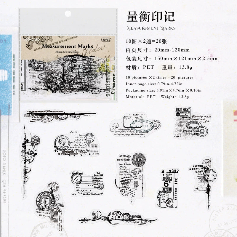 #20034 Steampunk Age Series Sticker