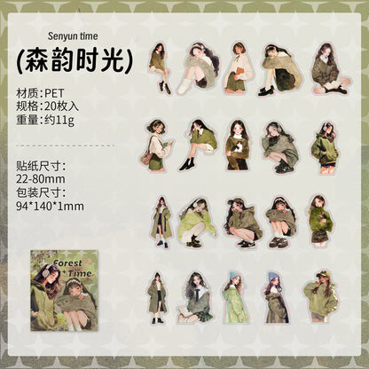 #02908Girls and Boys Series Sticker