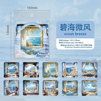 #20473 Window Scenery Series Sticker