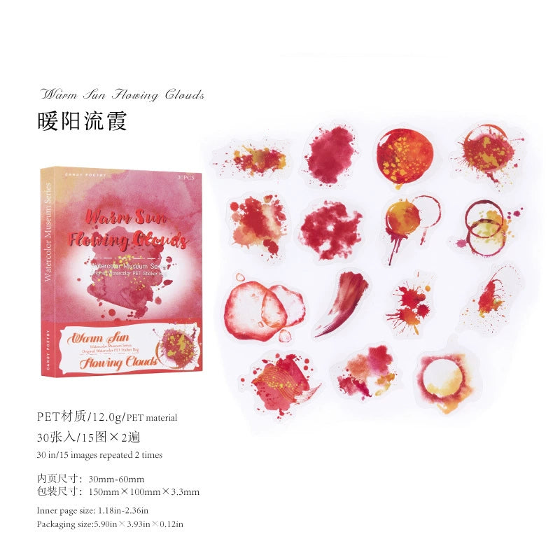 #20497 Watercolor Museum Series Sticker