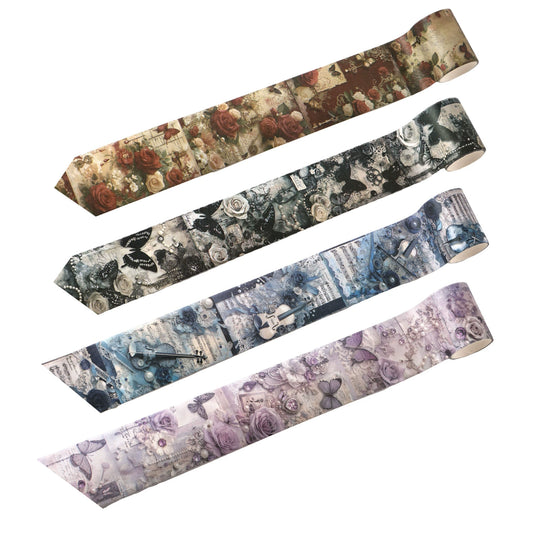 #03178 Butterfly Rose Note Series Tape
