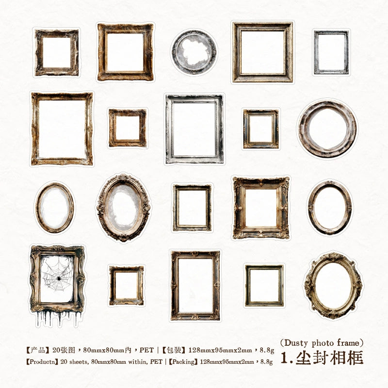 #20212 Vintage Gothic Collection Series Sticker