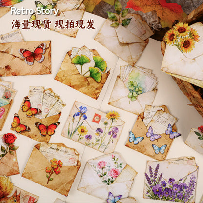 #20158 Vintage Letter Series Sticker