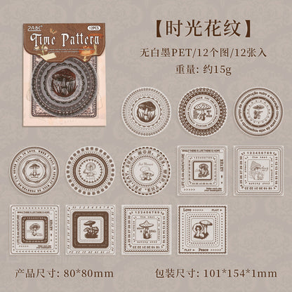 #20203 Vintage Stamp Series Sticker