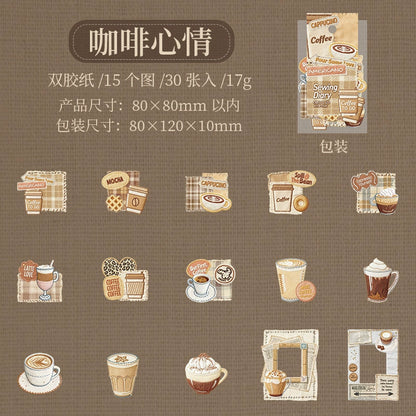 J2#20233 Sewing Diary Series Sticker