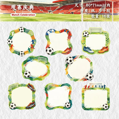 H1#02532 Hardcard Sticker 绿茵系列