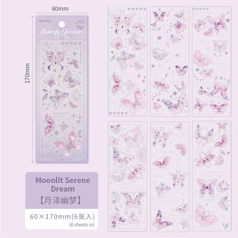 #20609 Butterfly Glimmer Series Sticker