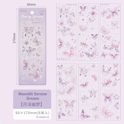 #20609 Butterfly Glimmer Series Sticker
