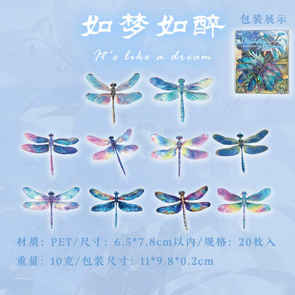 #20501 Dragonfly Series Sticker