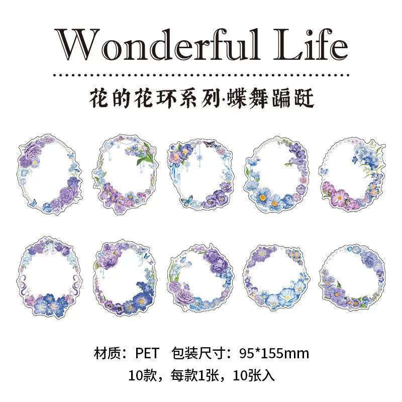 #20229 Flower Ring Series Sticker