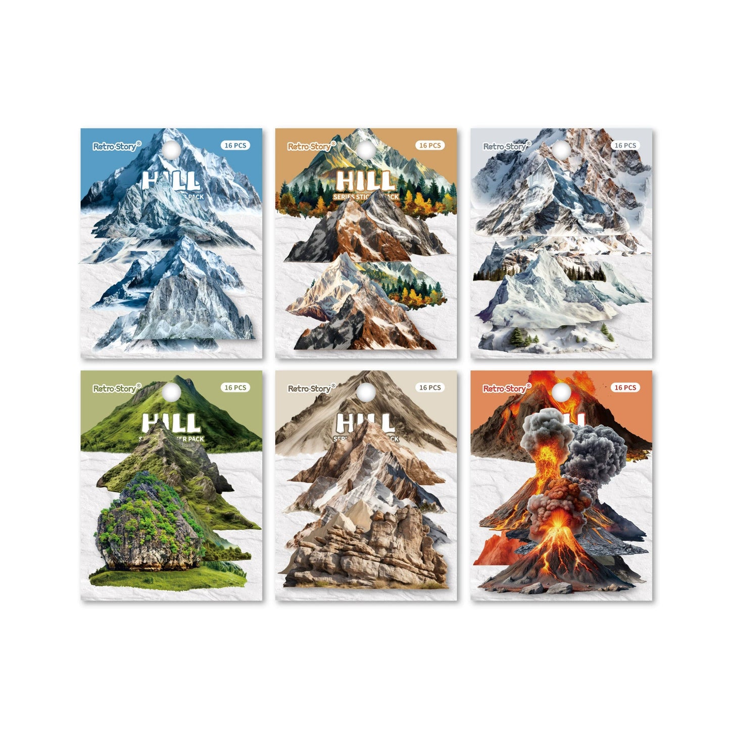 A4#20485 Mountain Series Sticker