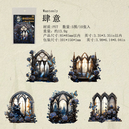 #20394 Rose Window Series Sticker