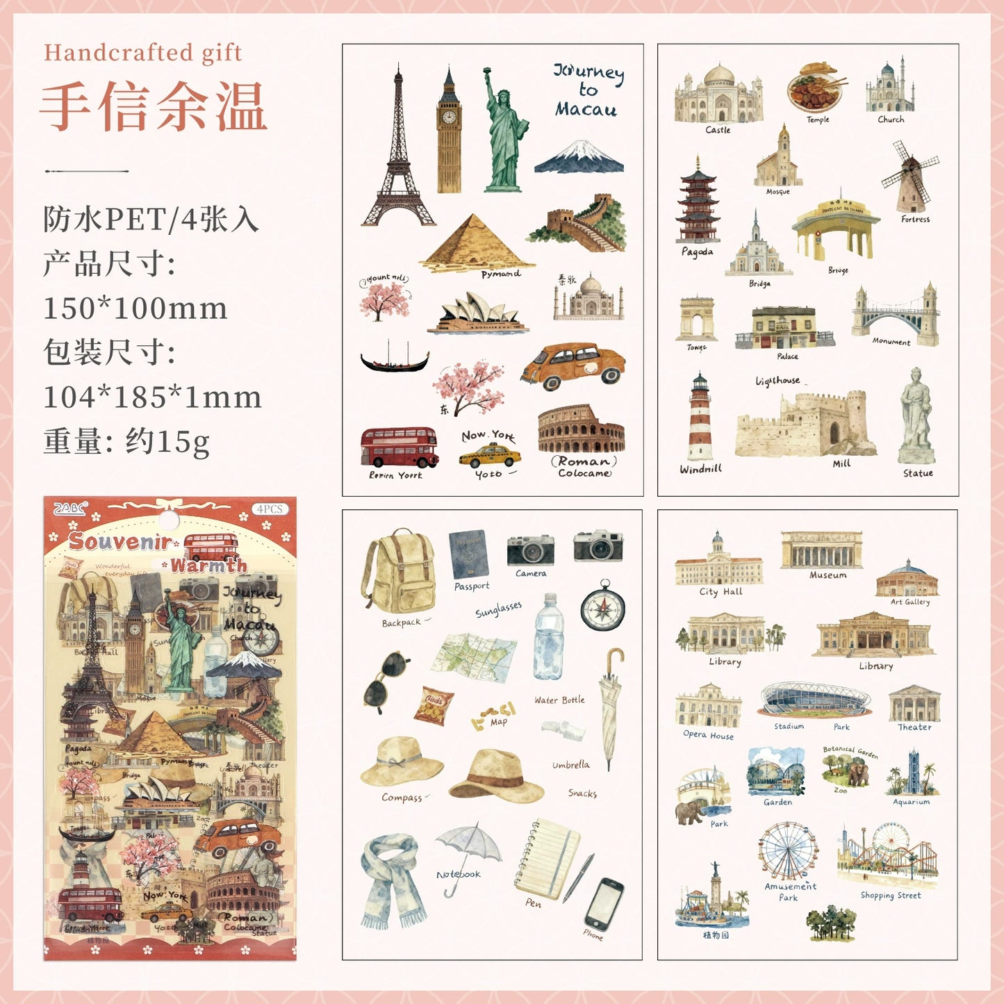 J4#20937 PET Sticker
