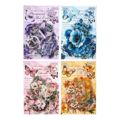 #20285 Flower and Butterfly Series Sticker