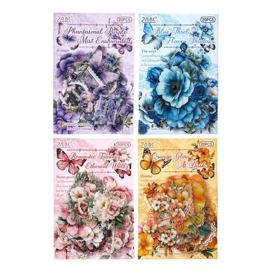 #20285 Flower and Butterfly Series Sticker