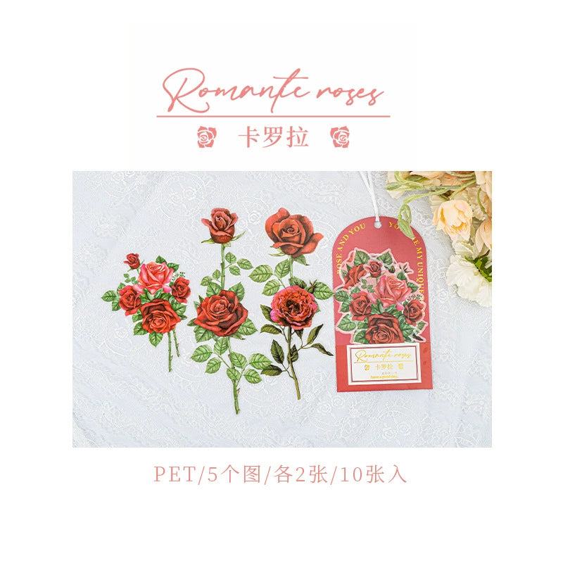#20198 Romantic Rose Series Sticker