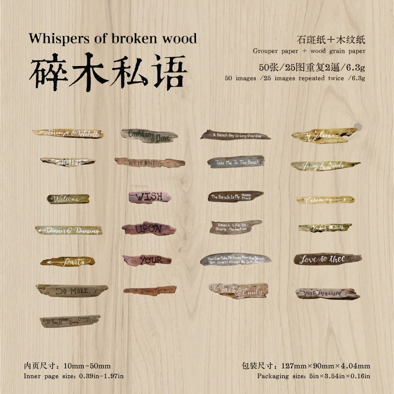 #20402 Word Tag Series Sticker