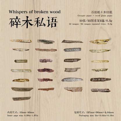 #20402 Word Tag Series Sticker