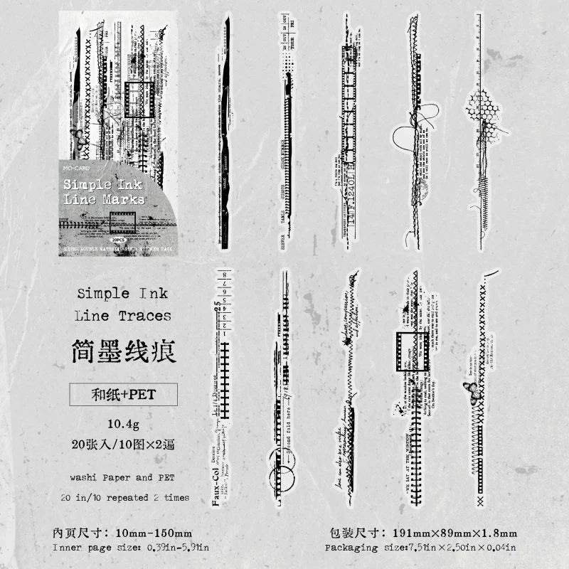 #20478 Retro Strip Series Sticker
