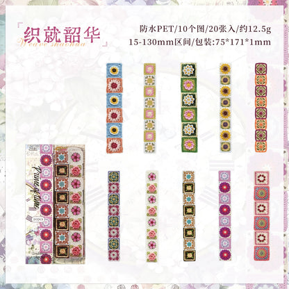 #20403 Flower Strip Series Sticker