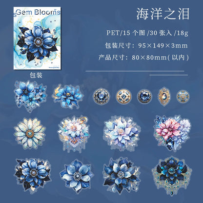#20262 Jewelry Flower Series Sticker