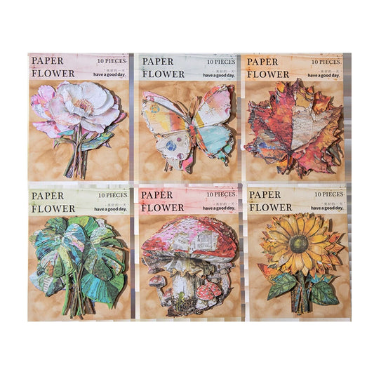 #02934 Paper Flower Series Sticker