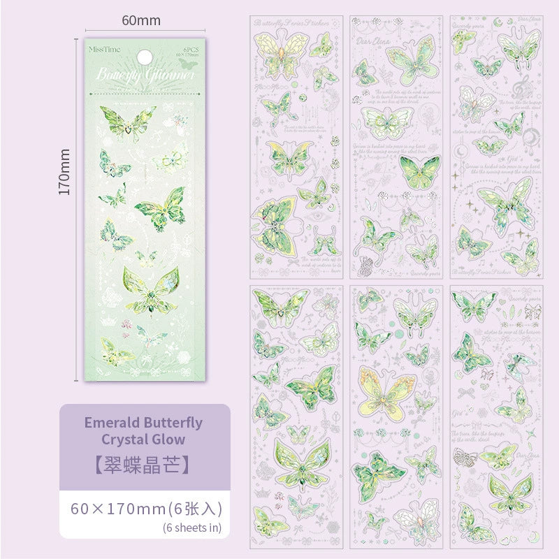 #20609 Butterfly Glimmer Series Sticker