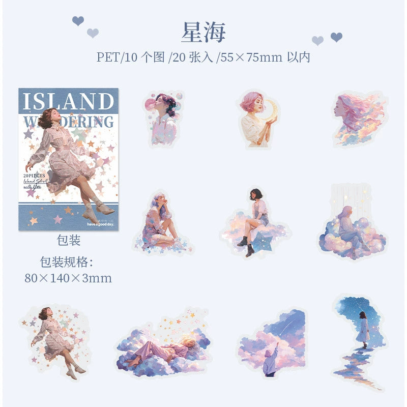 #20611 Island Wandering Series Sticker