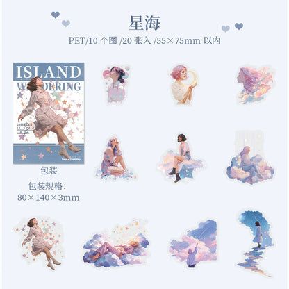 #20611 Island Wandering Series Sticker