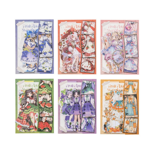 #02924 Fruit Girl Series Sticker