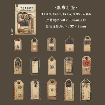 #20311 Vintage Tag Series Sticker