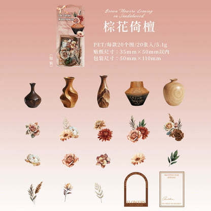 #20579 The Corner with Flower Series Sticker