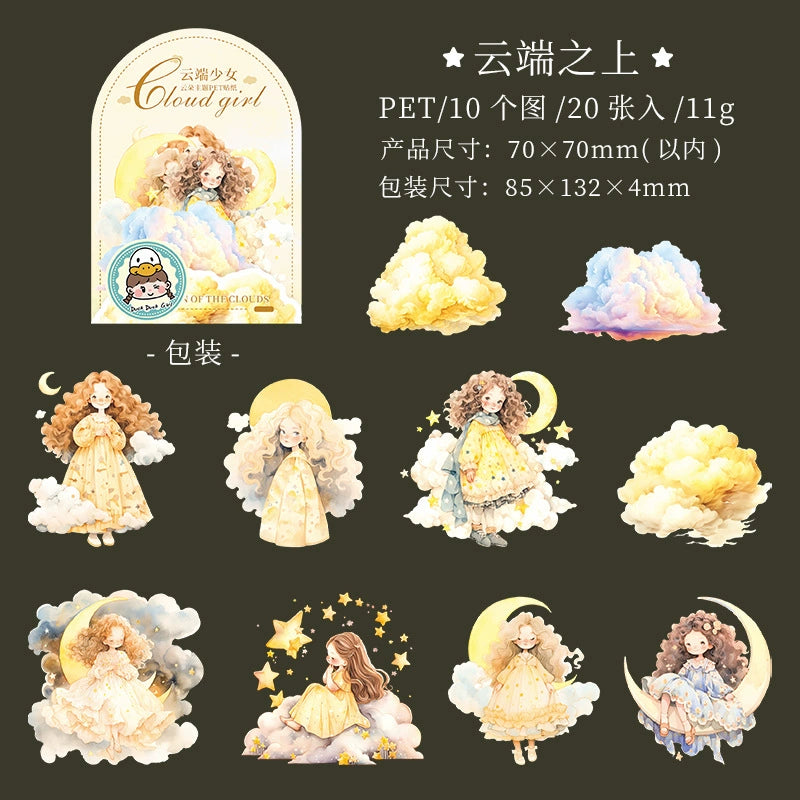 #20016 Cloud Girl Series Sticker