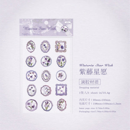 #20001 Fire Wax Stamp Series Sticker