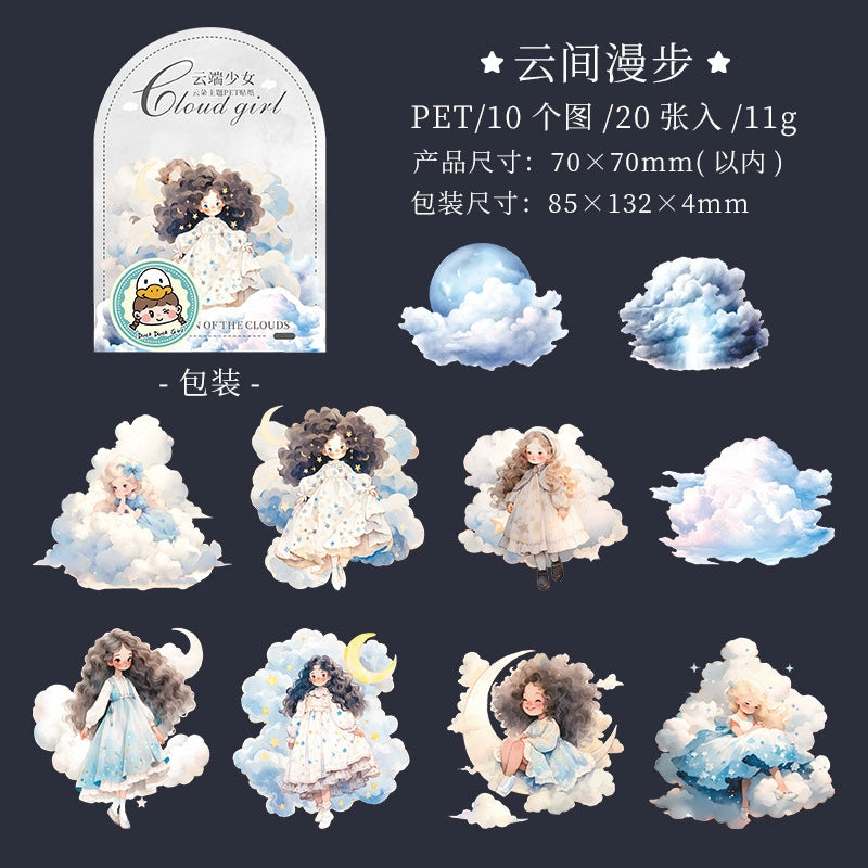 #20016 Cloud Girl Series Sticker