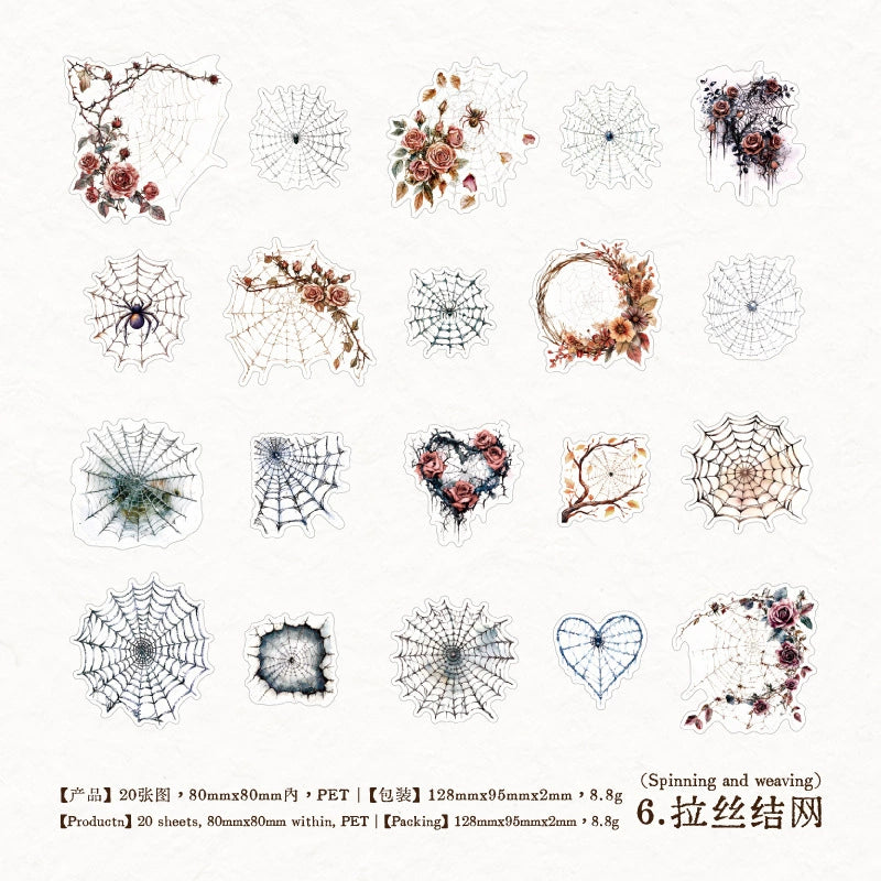 #20212 Vintage Gothic Collection Series Sticker