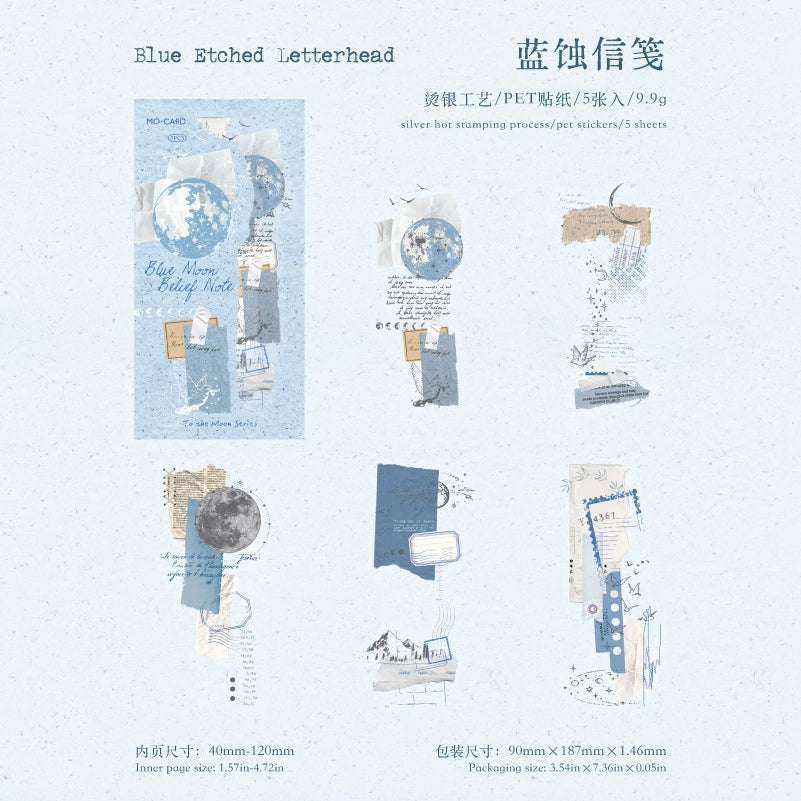 #20527 Moon Tag Series Sticker