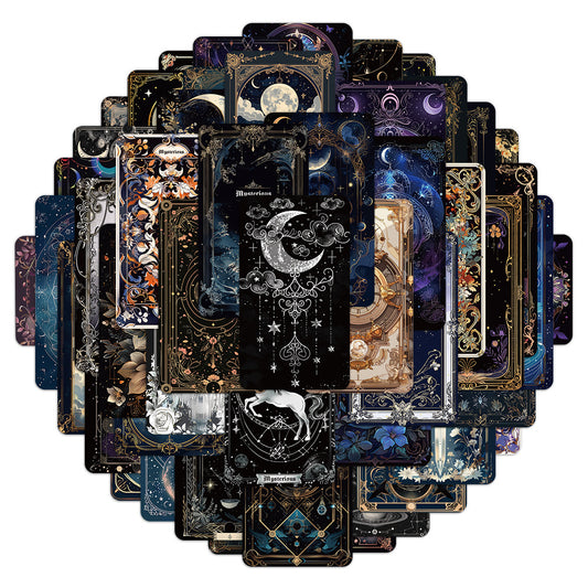 #02282 Moon and Starry Series Sticker
