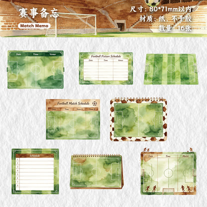 H1#02532 Hardcard Sticker 绿茵系列
