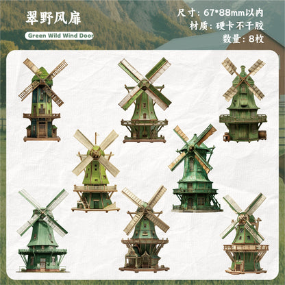 B4#20539 Windmill Series Sticker