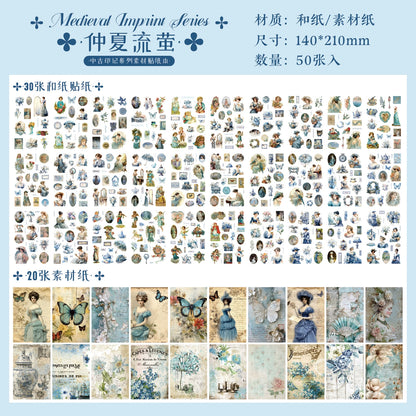 #20493 Vintage Beauty Series Sticker/Paper Book