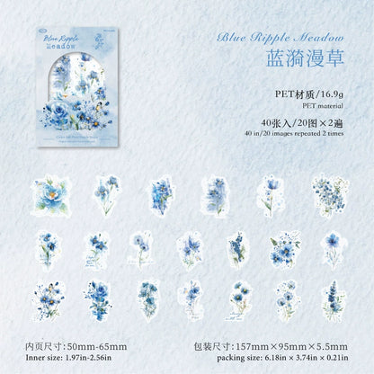 #02927 Mixed Flower Series Sticker