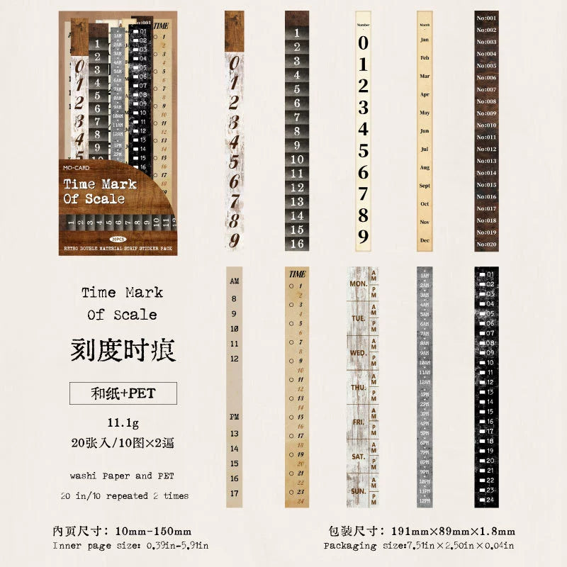 #20478 Retro Strip Series Sticker
