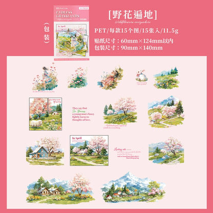 #20476 Endless Grasslands Series Sticker
