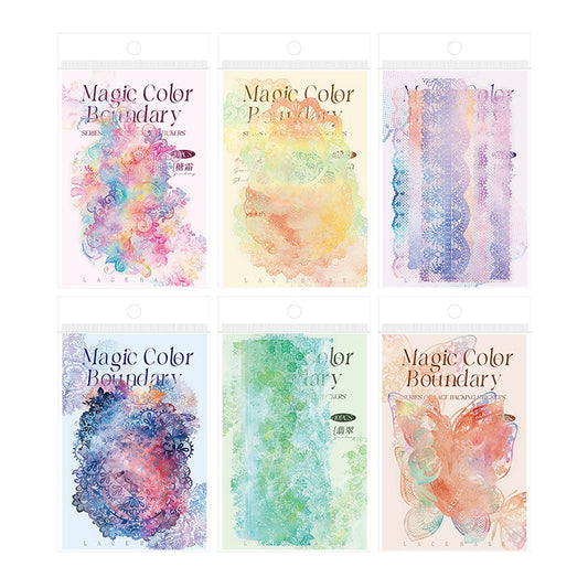 #02898 Shiny Lace Series Sticker