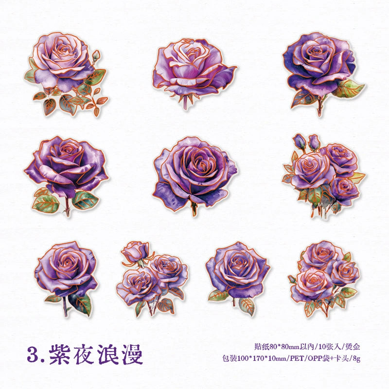 #20241 Rose Series Sticker