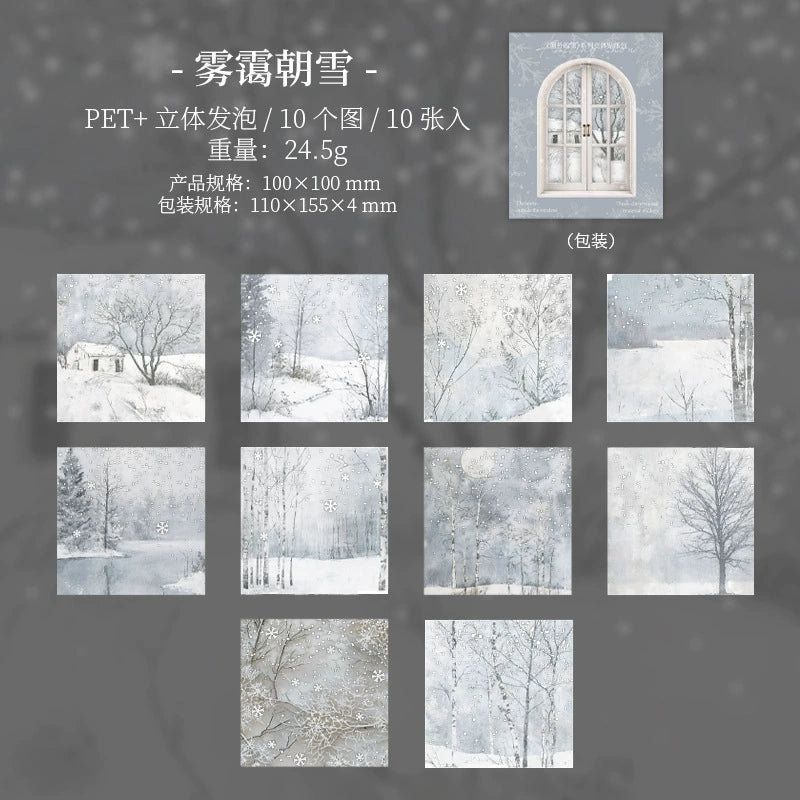 B5#20315 Snow Scenery Series Sticker
