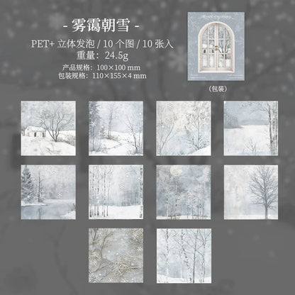 B5#20315 Snow Scenery Series Sticker