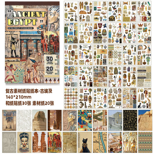 #02995 Ancient Egypt Series Sticker/Paper Book