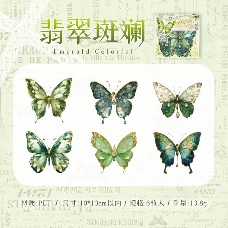 #20436 Jewelry Butterfly Series Sticker